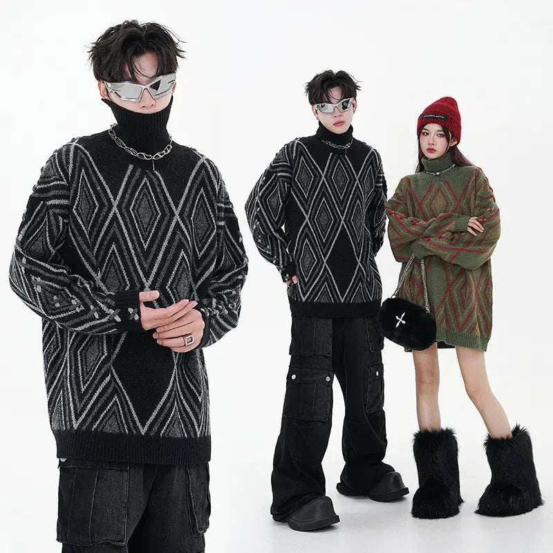 Loose Couple Sweater in Street Fashion Style
