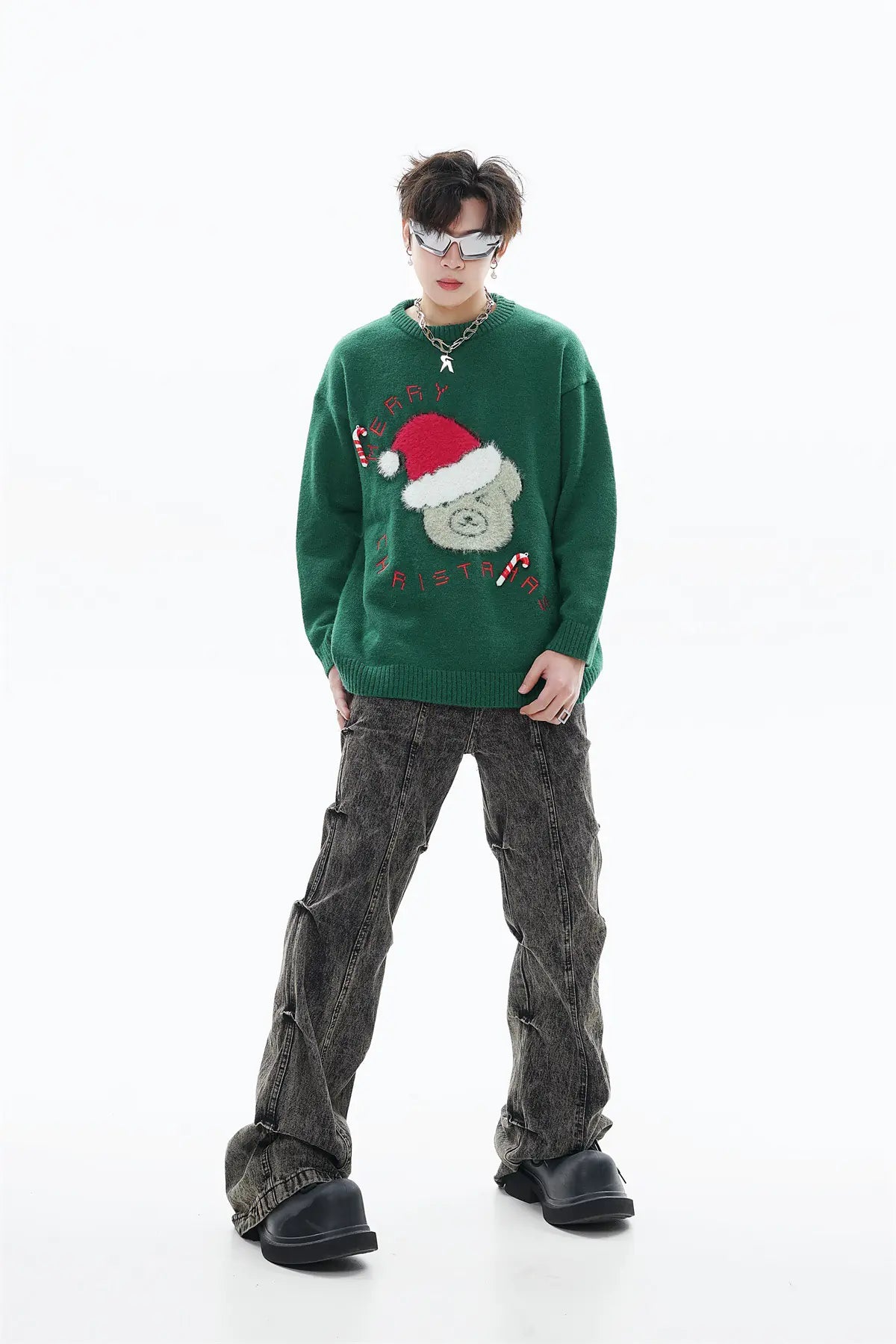 Christmas Festival Themed Couple Sweater
