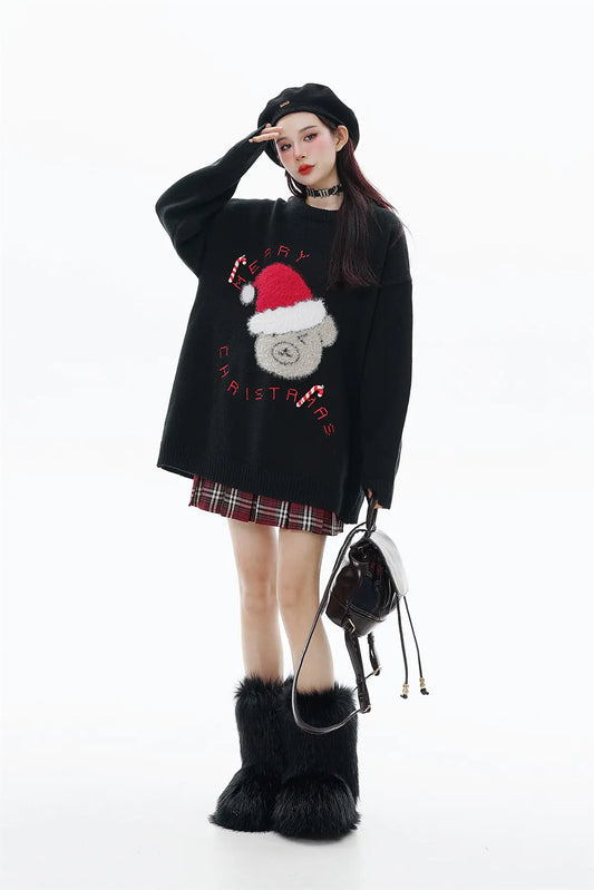 Christmas Festival Themed Couple Sweater